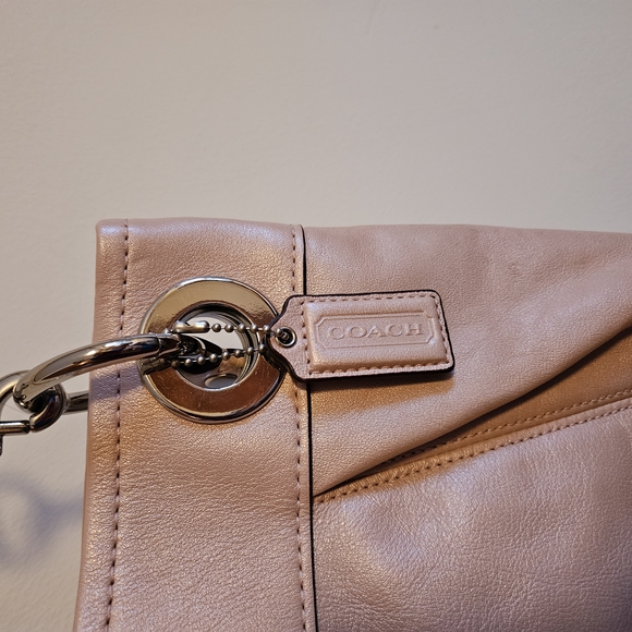 Coach Ashley SV/Powder Pink Leather Hippie Women's Bag NWT - Picture 2 of 14